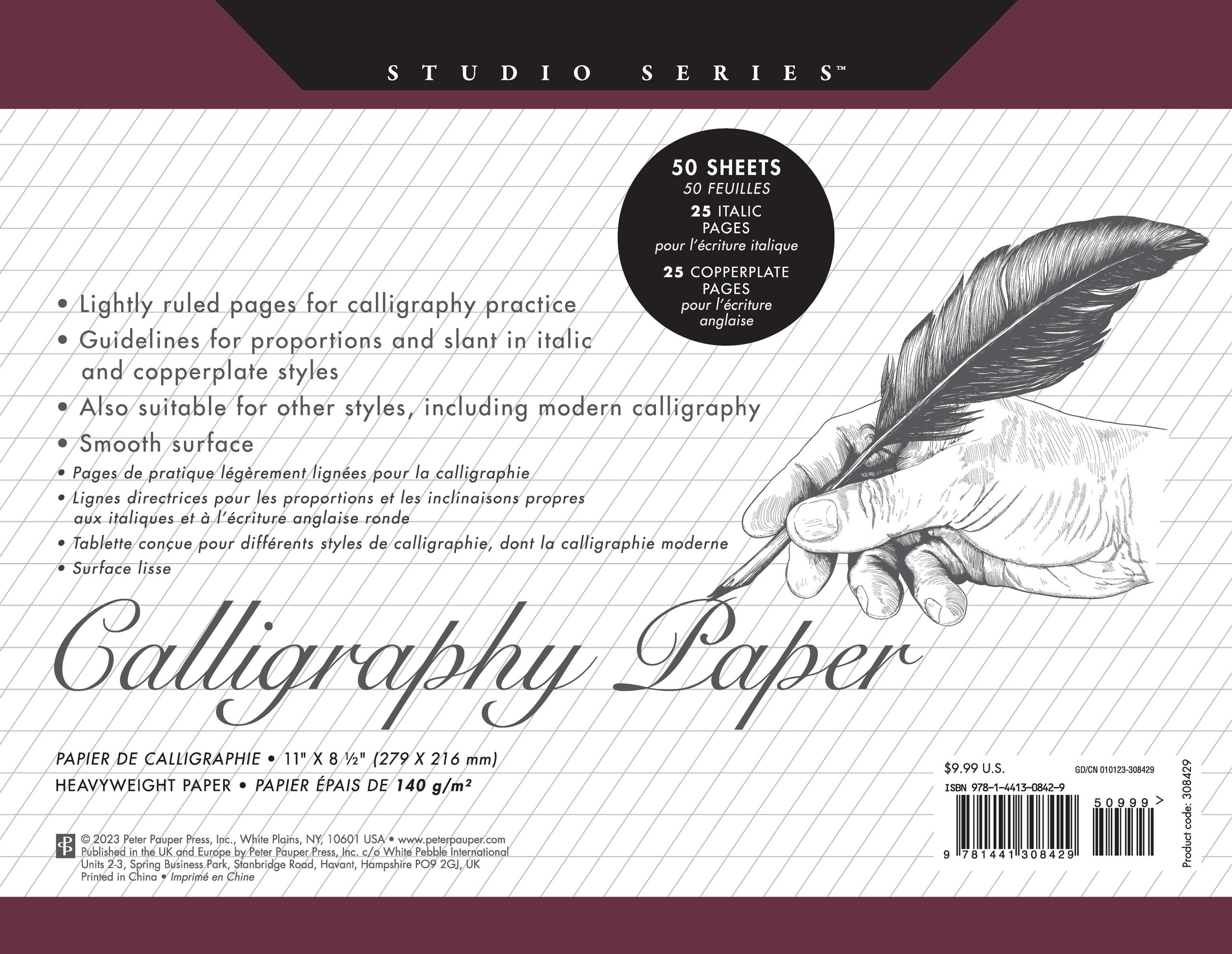 Calligraphy Practice Notebook for Beginners: Modern Calligraphy Slant Angle  Lined Guide, Alphabet Practice & Dot Grid Paper Practice Sheets for