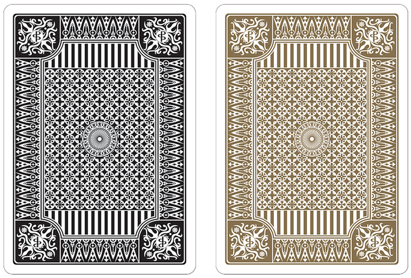 Black &amp; Gold Premium Plastic Playing Cards (Standard Size)