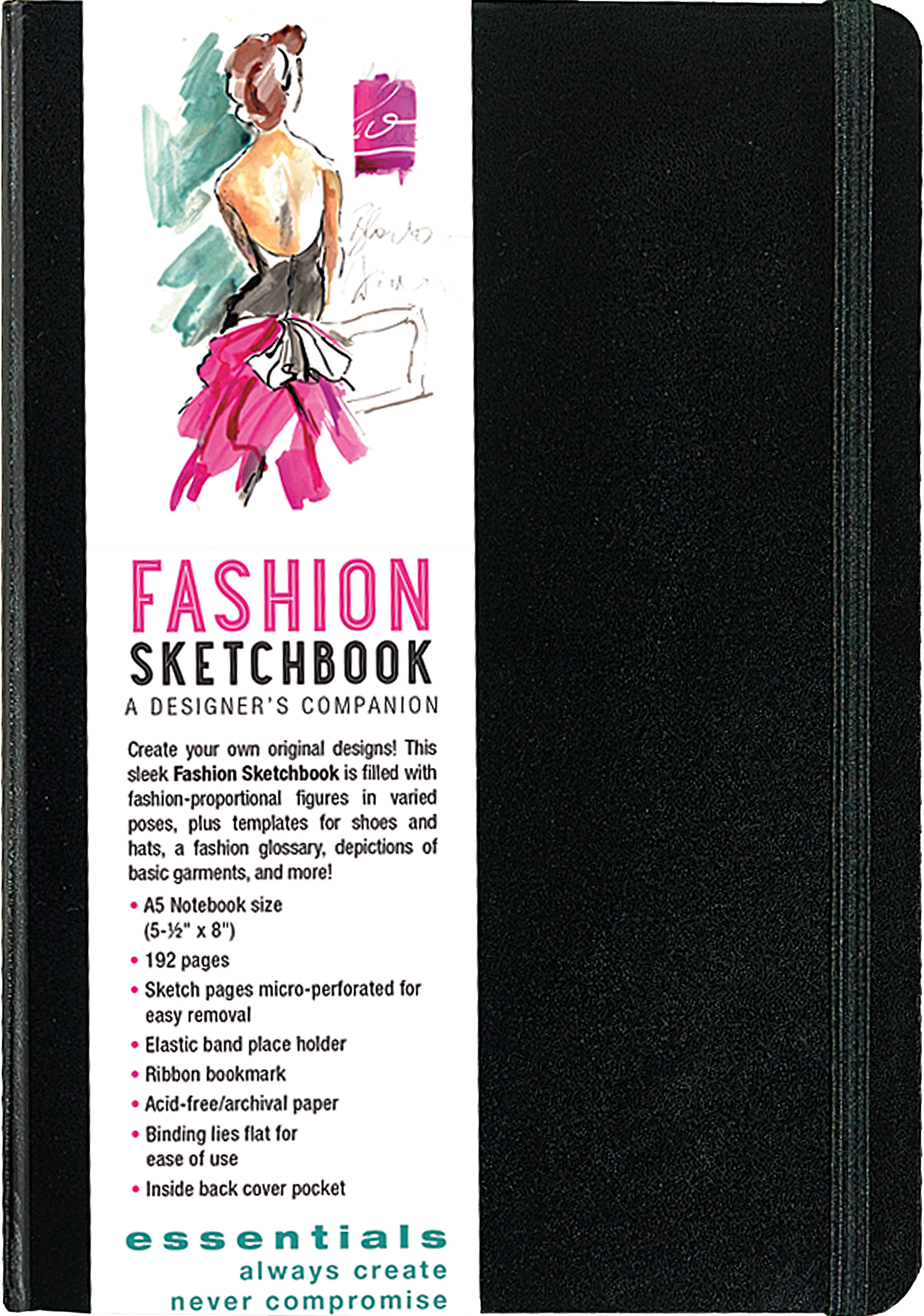 Fashion Sketchbook with Figure Templates For Kids: The Ideal Fashion Design  Activity Book for Creative Girls