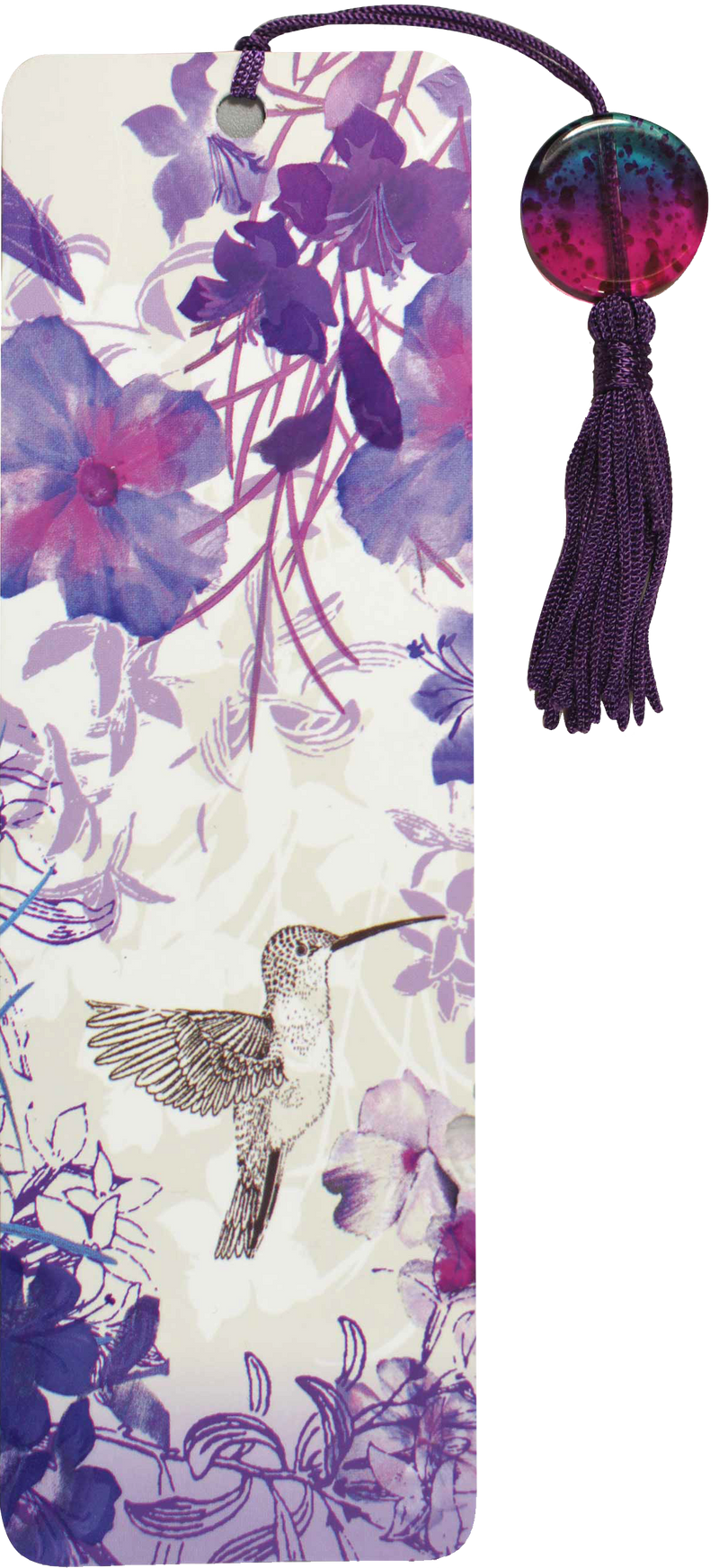 Hummingbird Beaded Bookmark