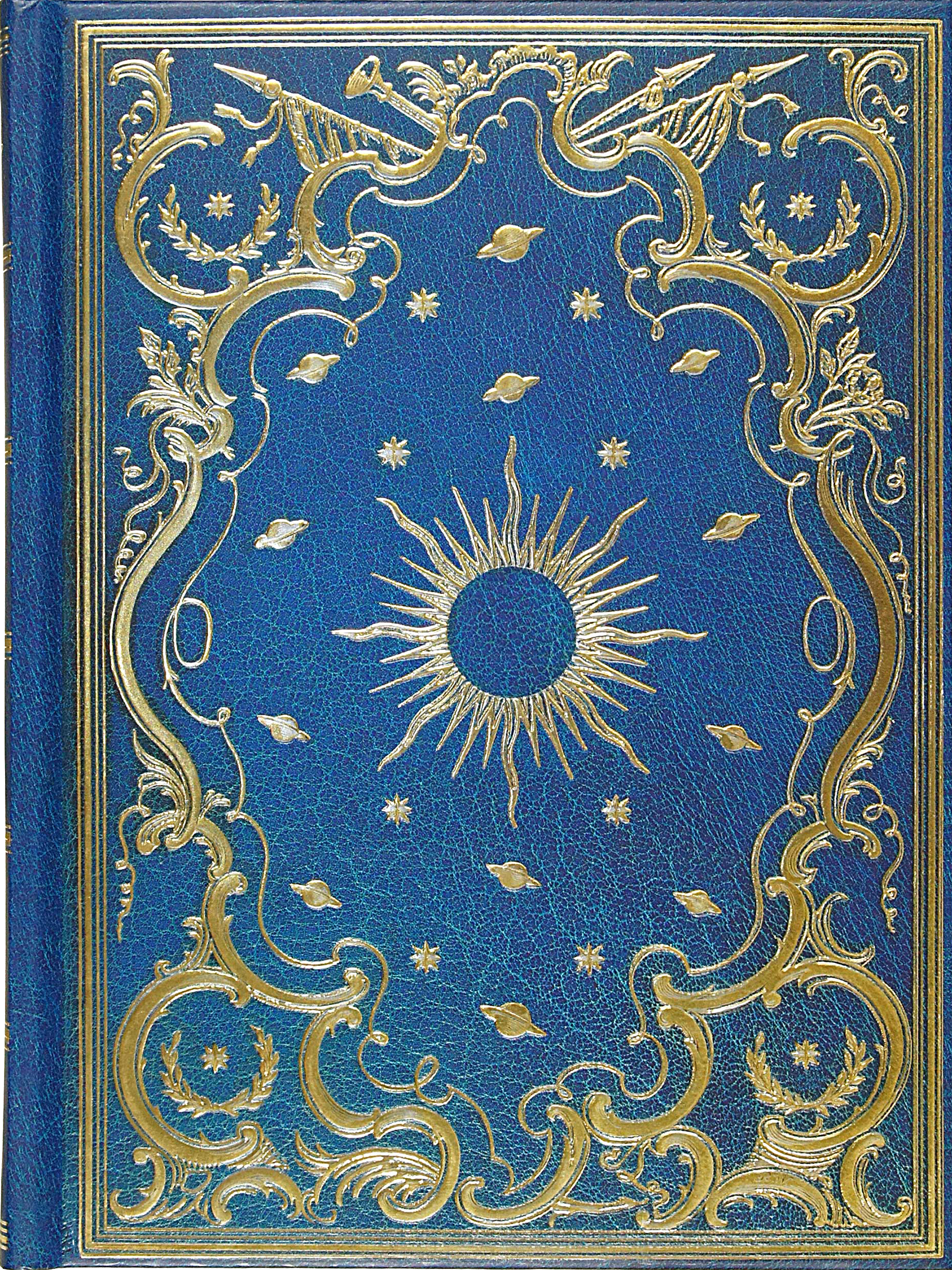 Celestial Journal Small in Blue and Gold | 5'' x 7
