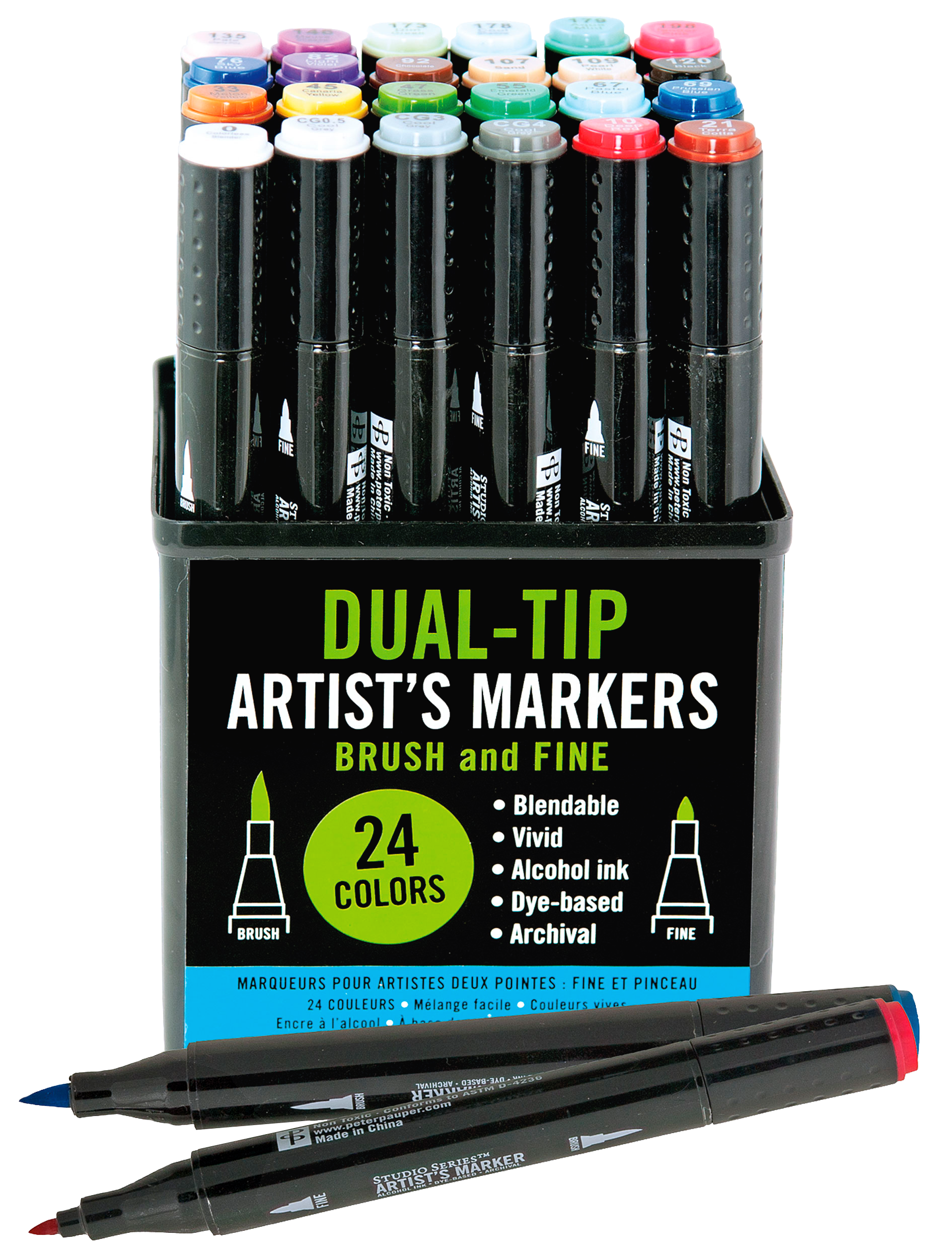 Marker 24 30 36 48 Alcoholic Markers Dual Tip Paint Marker Pens With  Customized Brand - Buy Marker,Alcoholic Marker,Dual Tip Paint Marker Pens  Product