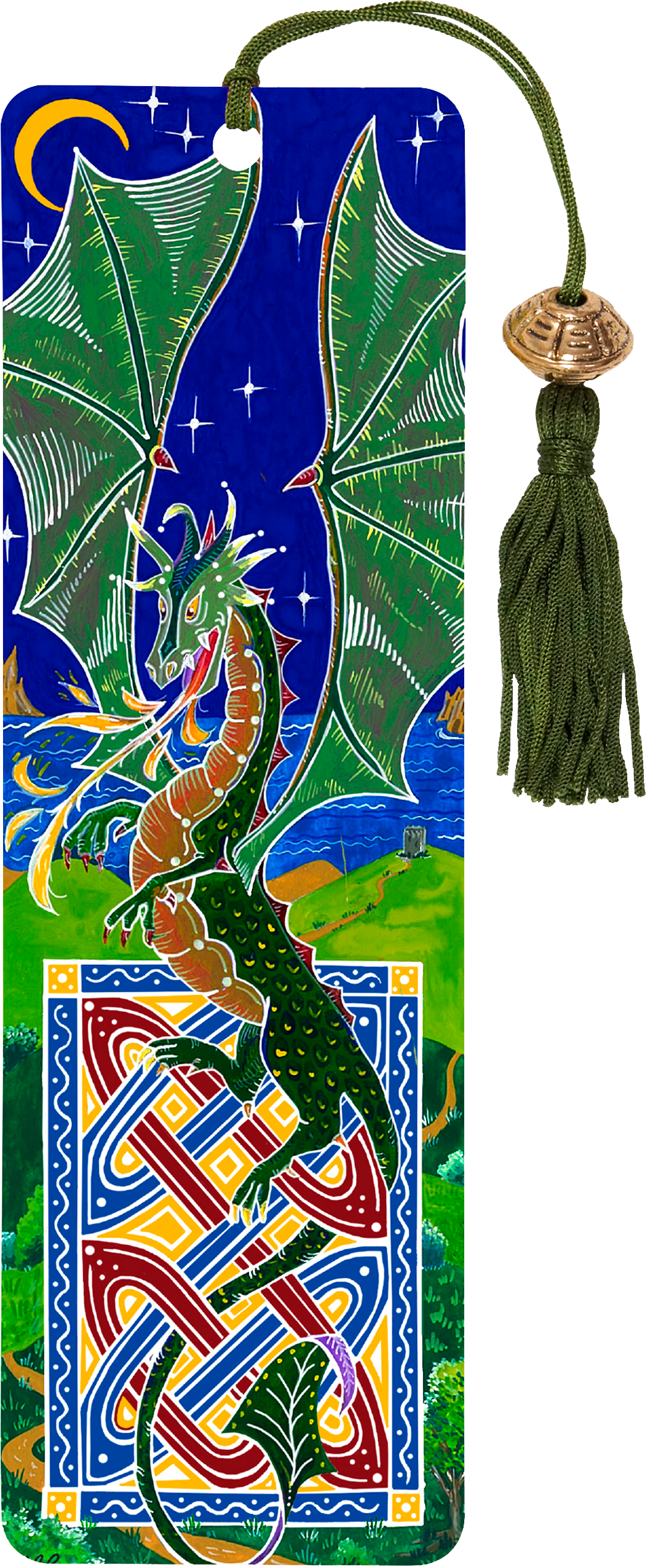 Dragon Beaded Bookmark – Peter Pauper Press