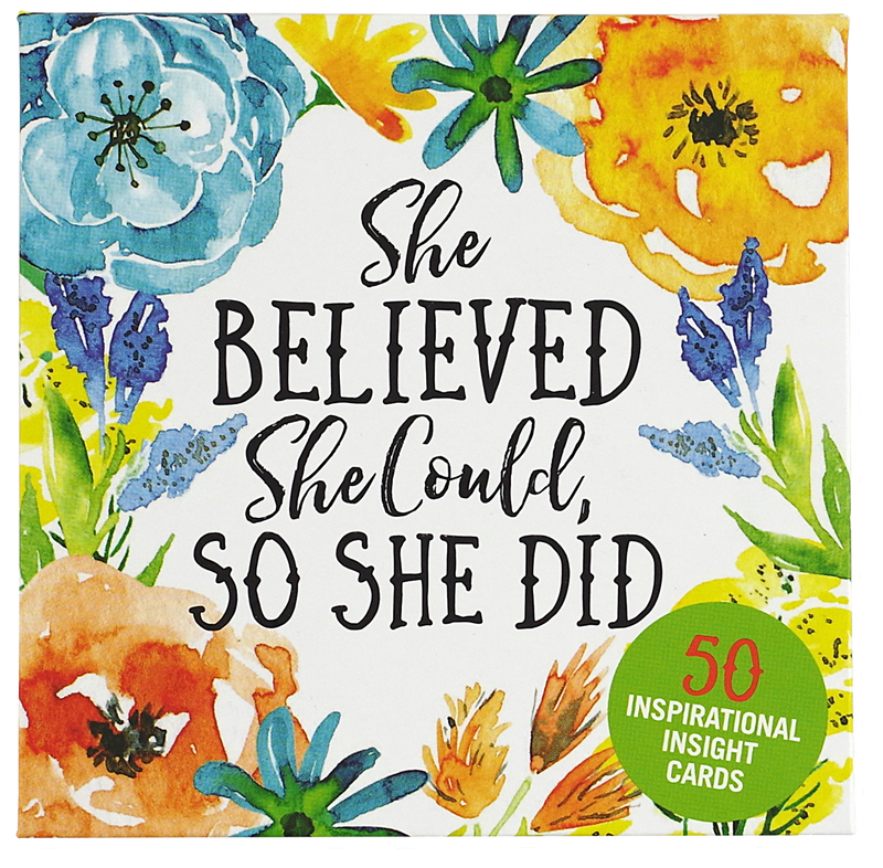 She Believed She Could, So She Did Insight Cards