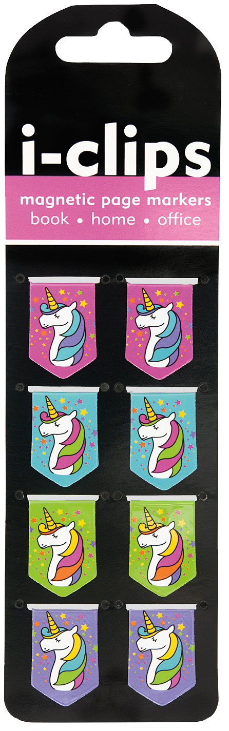 Unicorns i-clips Magnetic Page Markers