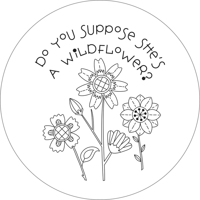 Blooms & Succulents Embroidery Pattern Transfers