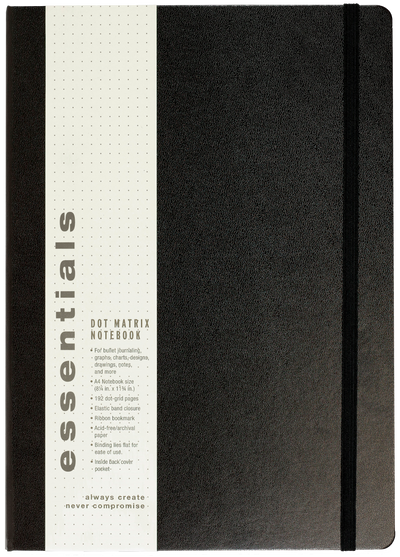 Essentials Dot Matrix Notebook, Extra Large, A4 Size
