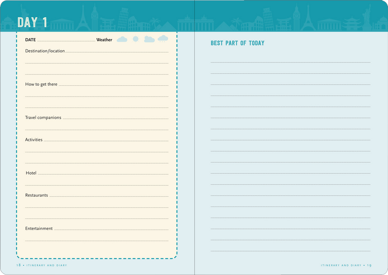 Travel Checklist Journal: A Portable Trip Planner and Diary
