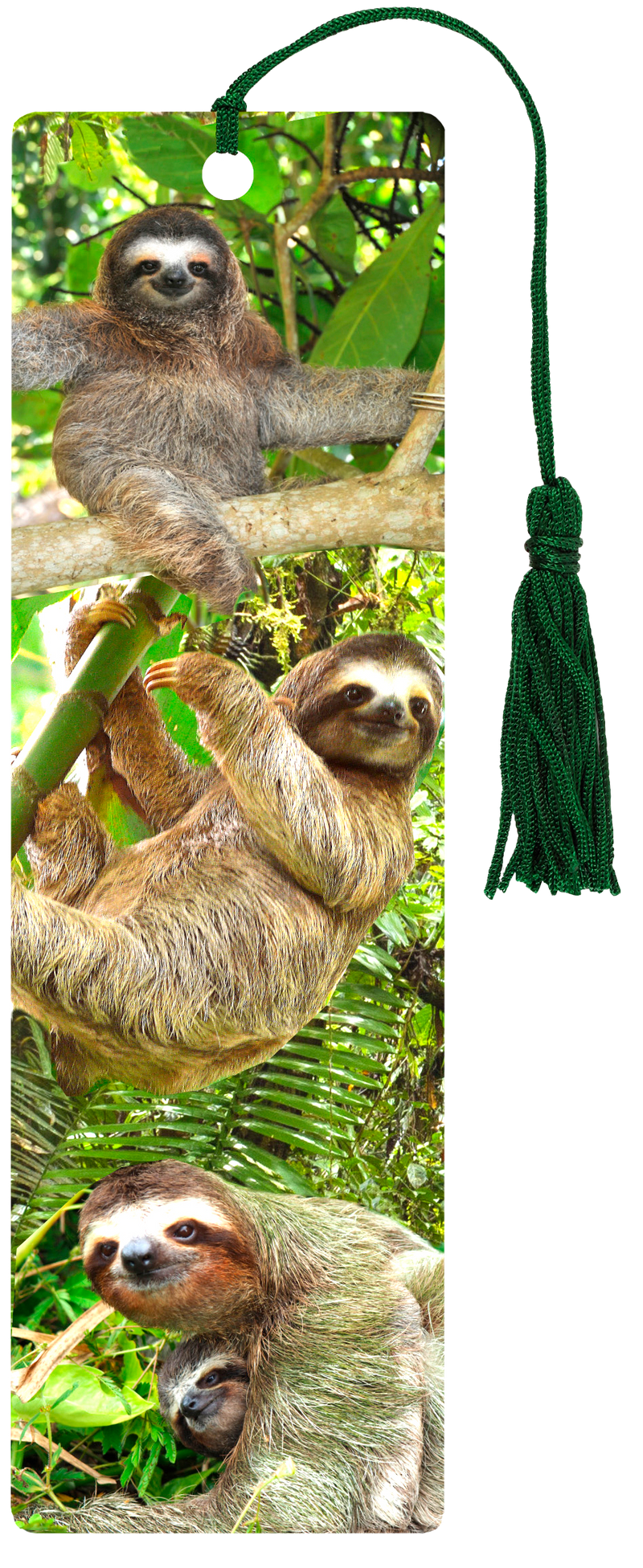 Sloths 3-D Bookmark