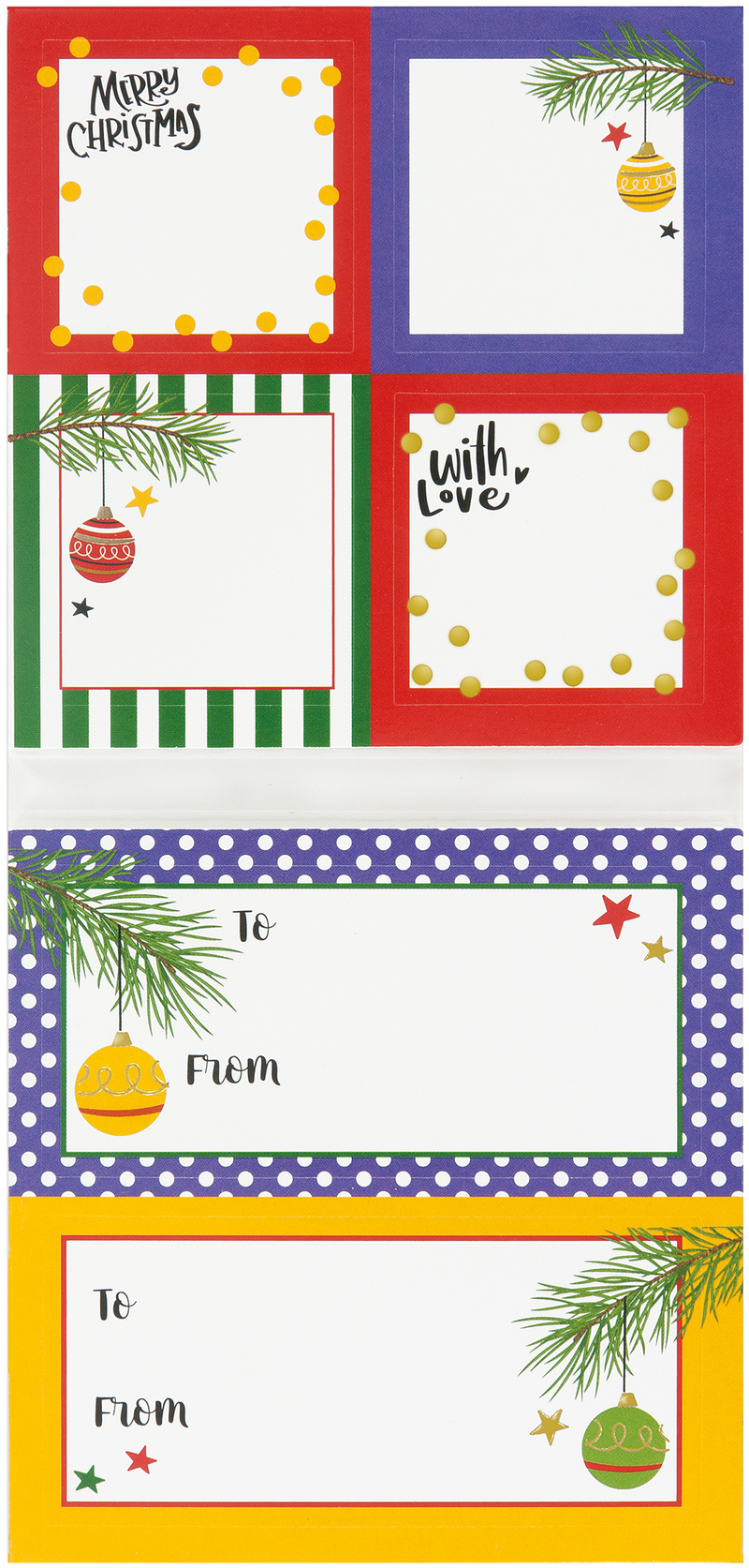 Ornaments Gift Tag Stickers
