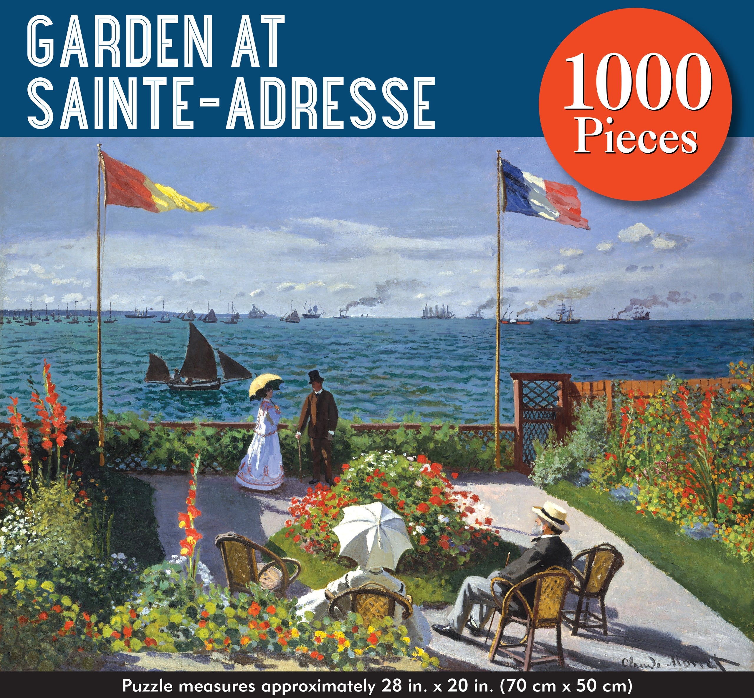 Garden at Sainte-Adresse 1000 Piece Jigsaw Puzzle – Peter Pauper Press