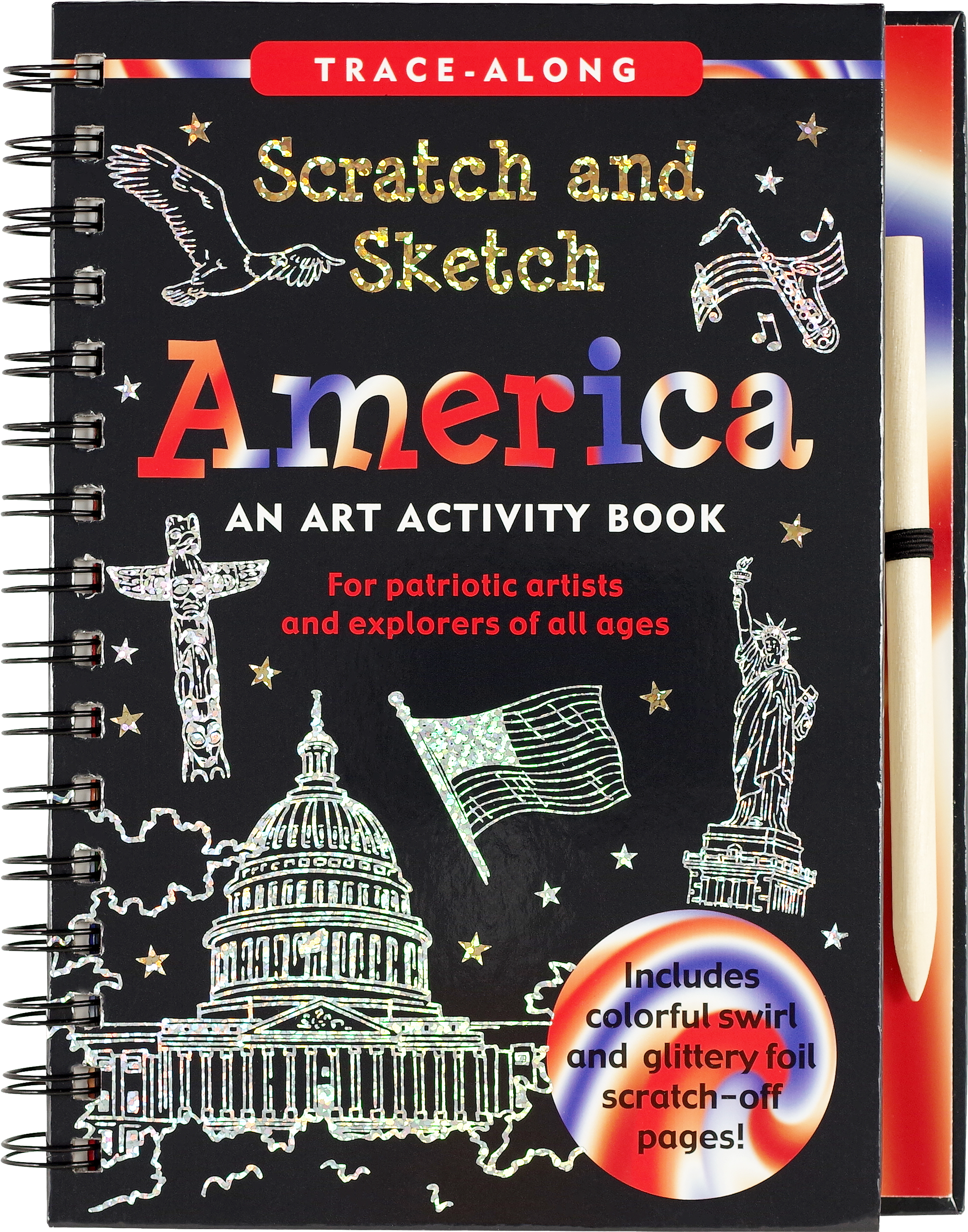 Illustration Workbook アメリカン雑貨 America Scratch and Sketch – Peter Pauper Press
