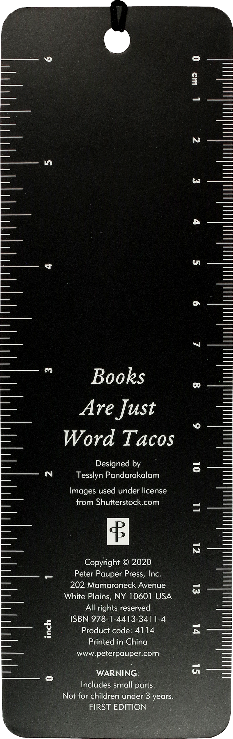 Books are Just Word Tacos Beaded Bookmark