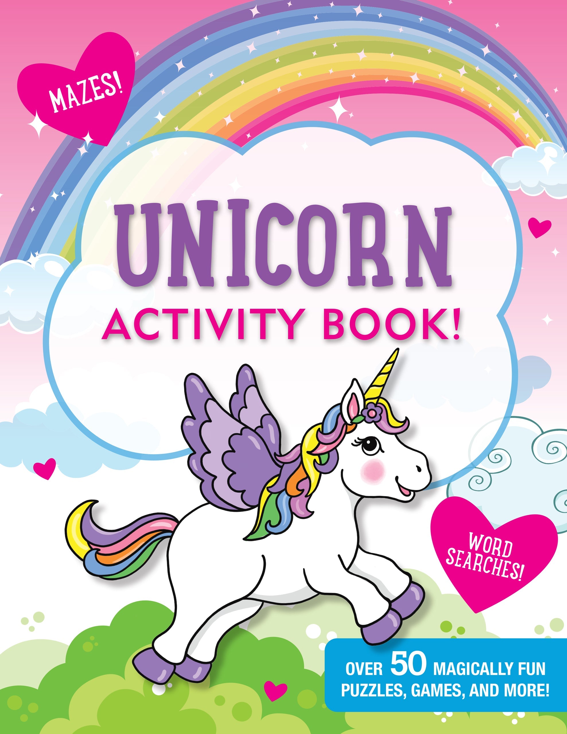  Unicorn Monogram Journal - Letter A: Pink Letter With