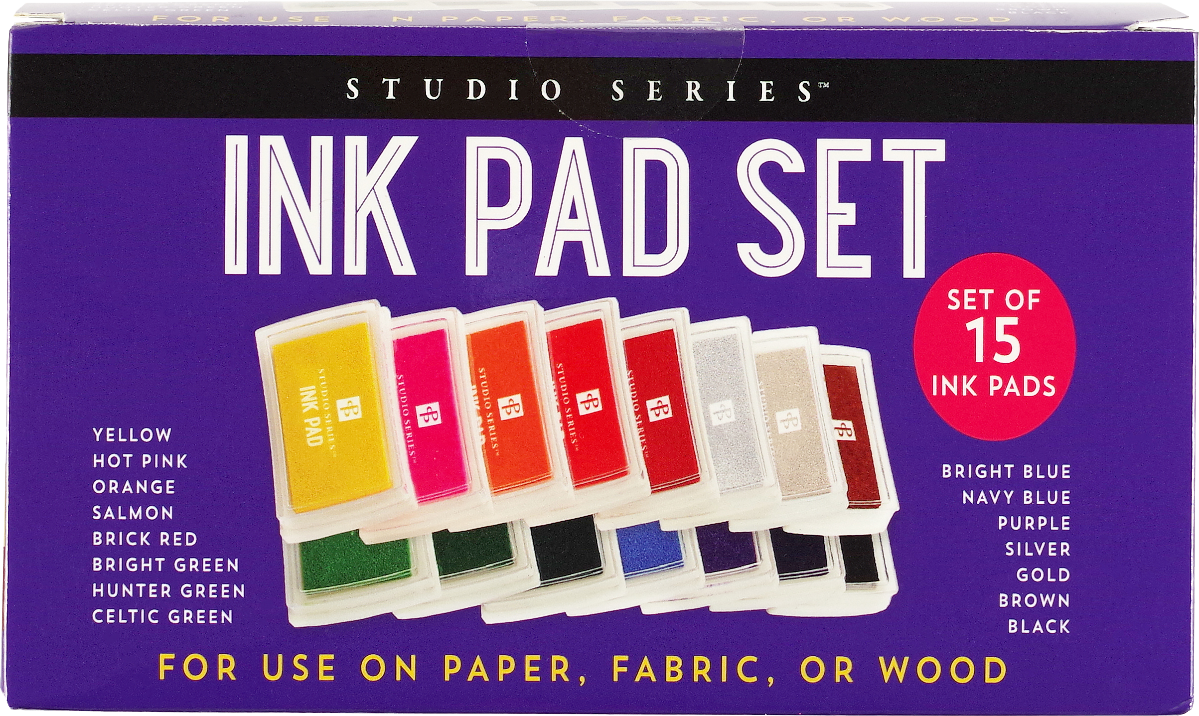 Memories Ink Pad: Memories Black Dye Fabric Stamp Pad