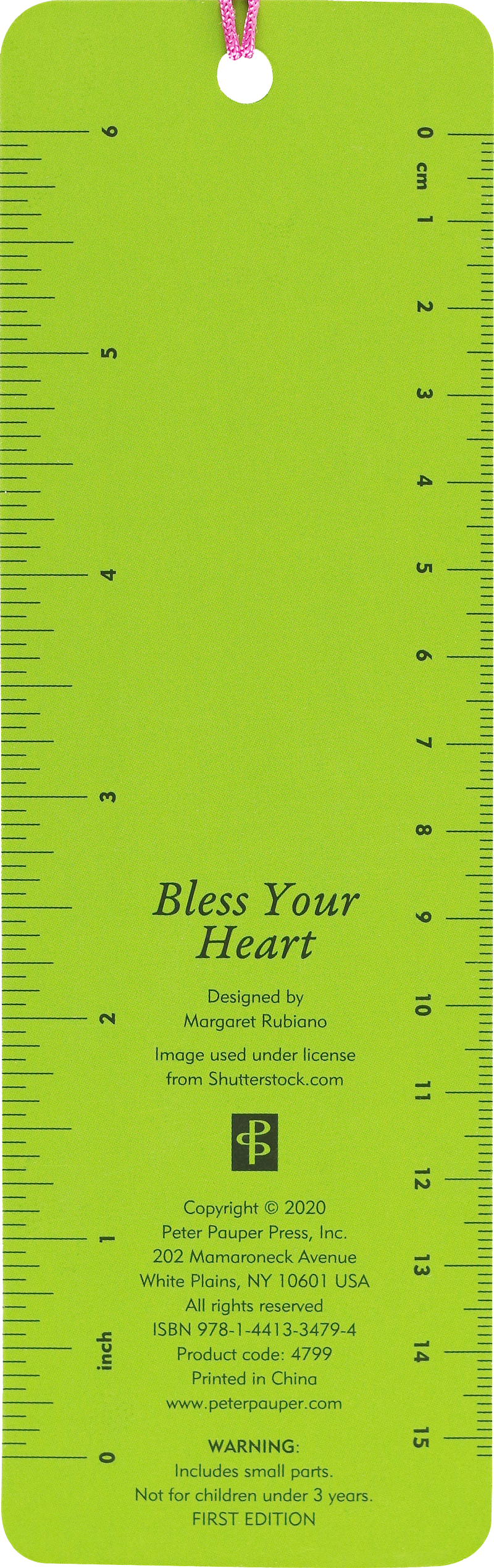 Bless Your Heart Beaded Bookmark
