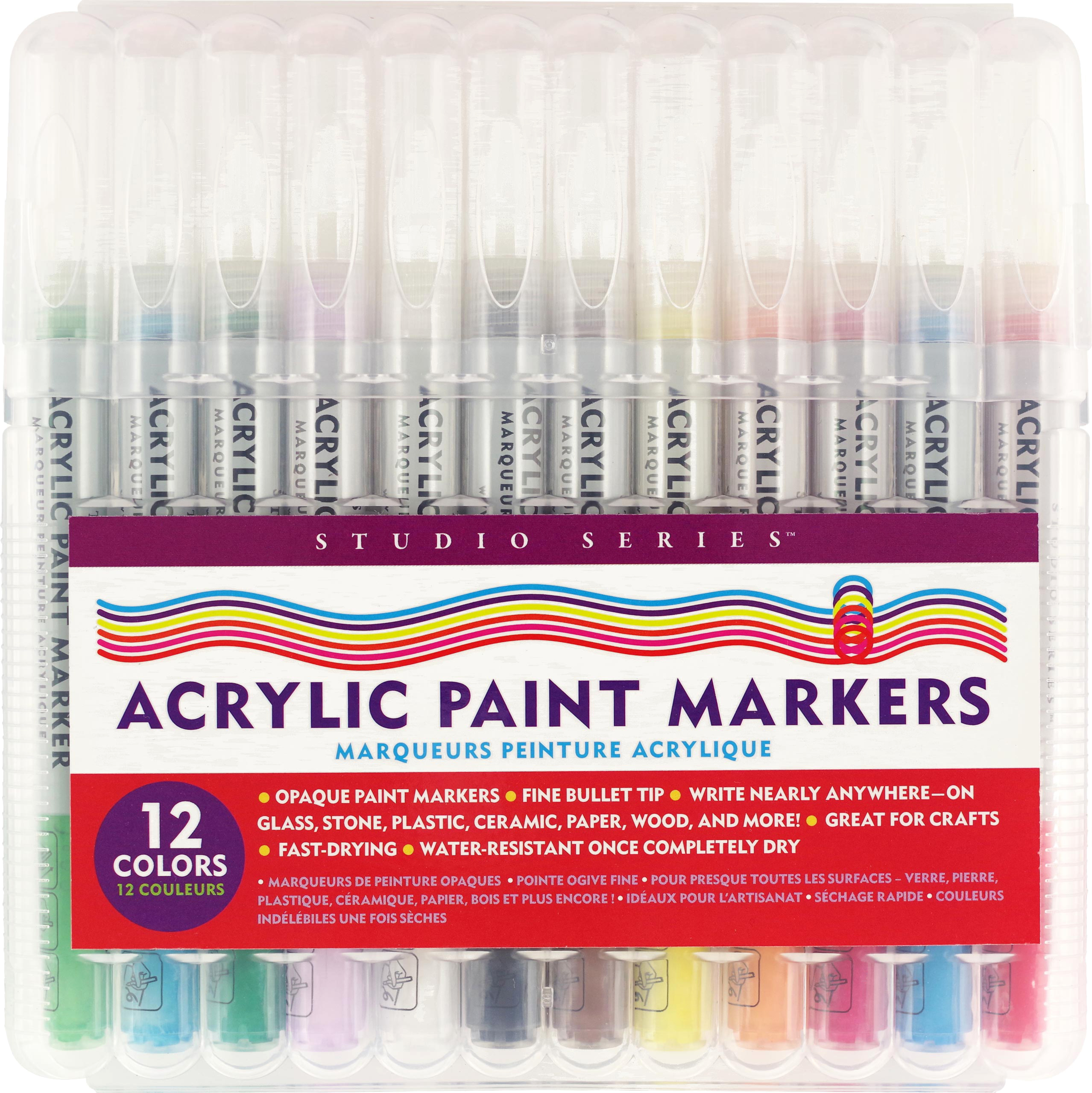 Studio Series Acrylic Paint Markers (Set of 12)