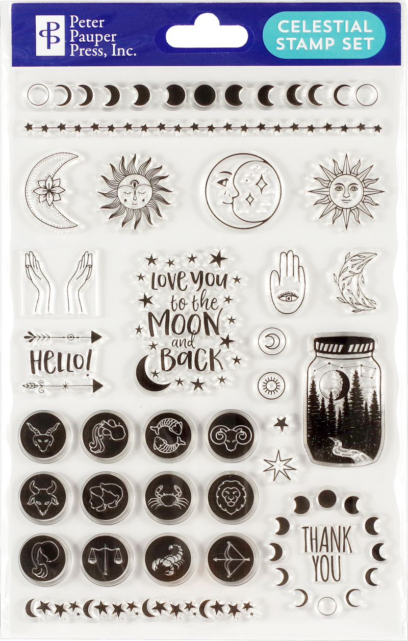 Celestial Clear Stamp Set                