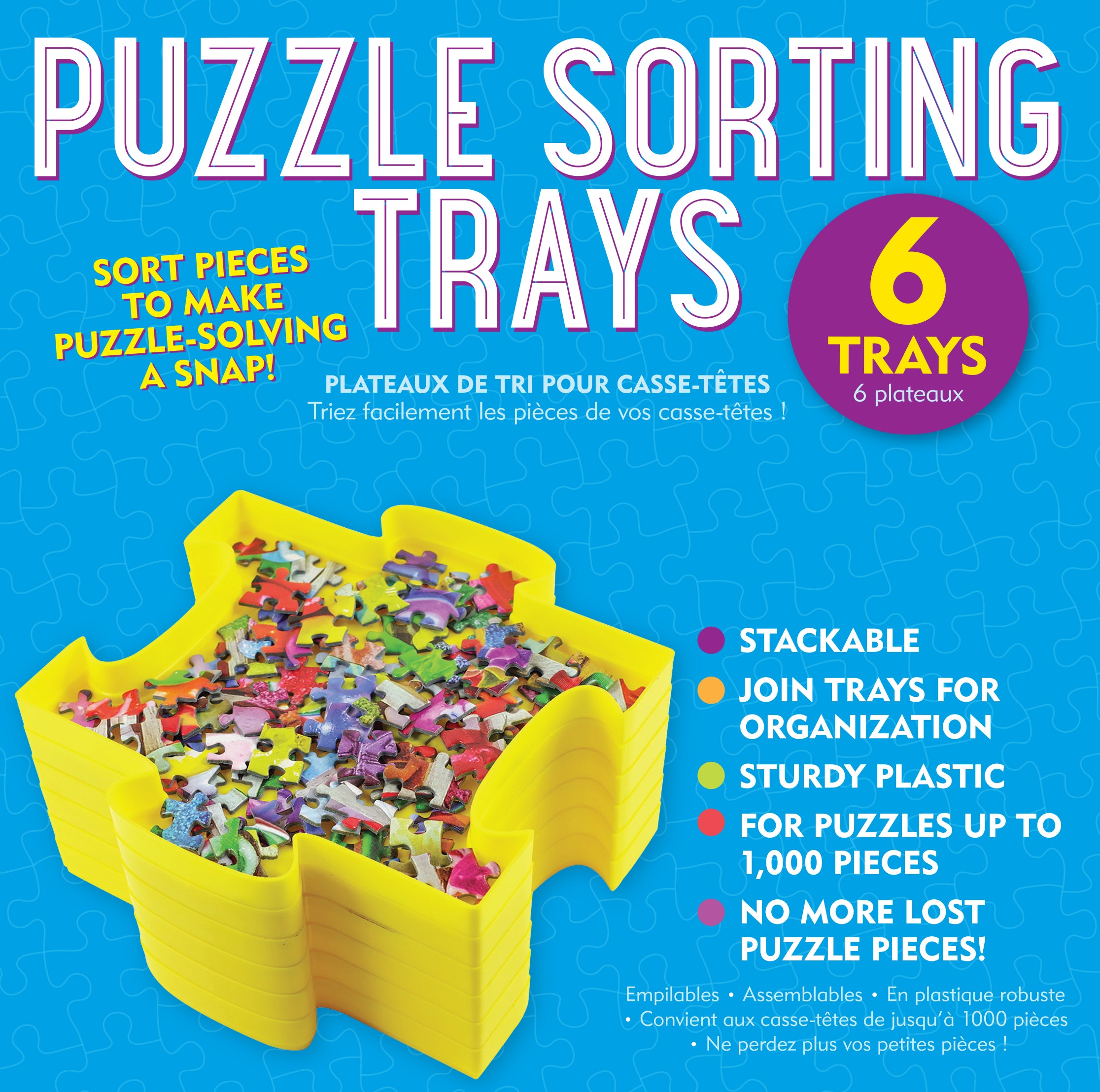 Sort & Store Jigsaw Puzzle Sorting Trays – Playful Pastimes