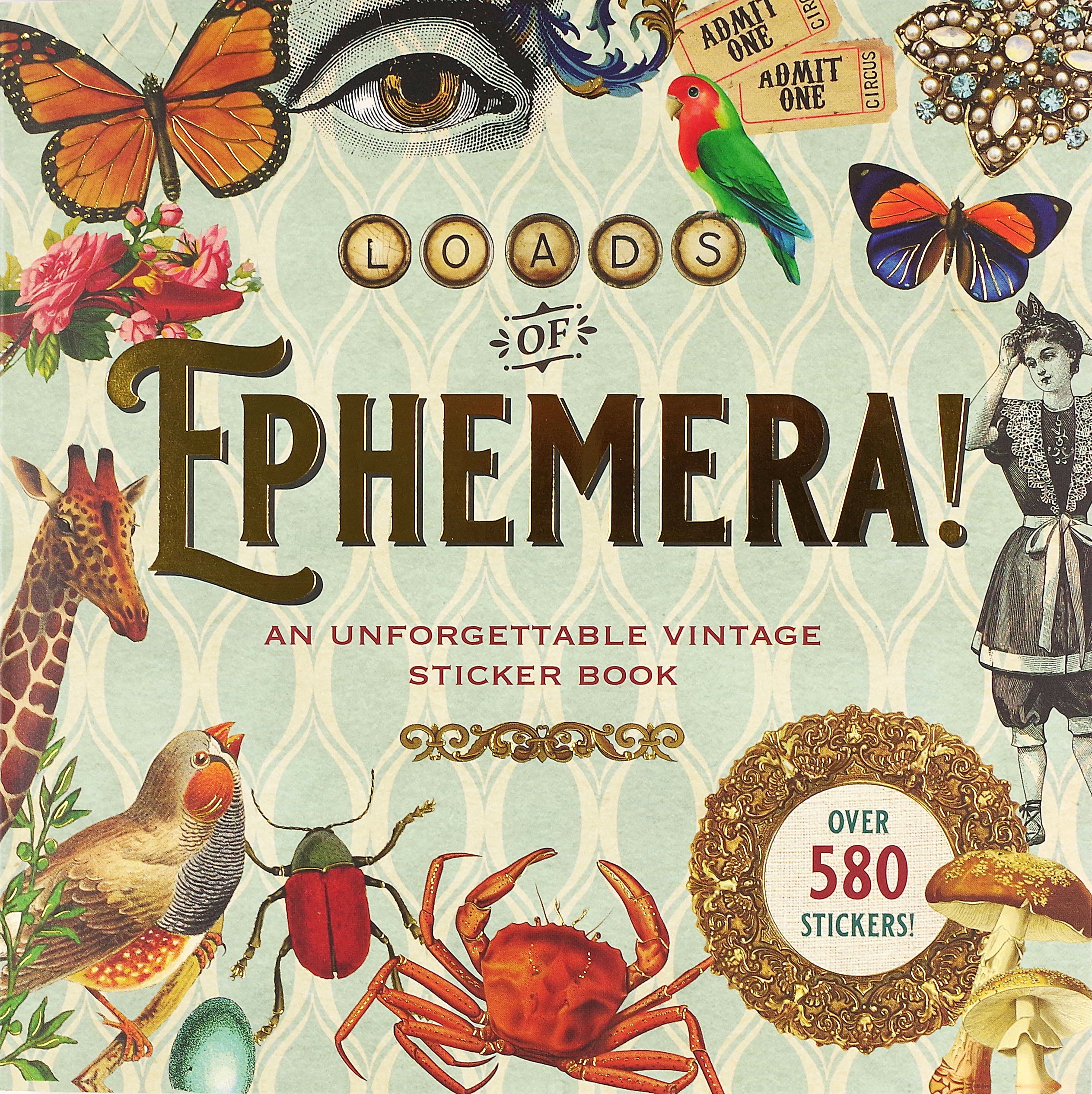 Bibliophelia Ephemera Sticker Book (over 780 stickers): Peter Pauper Press:  9781441342058: : Books
