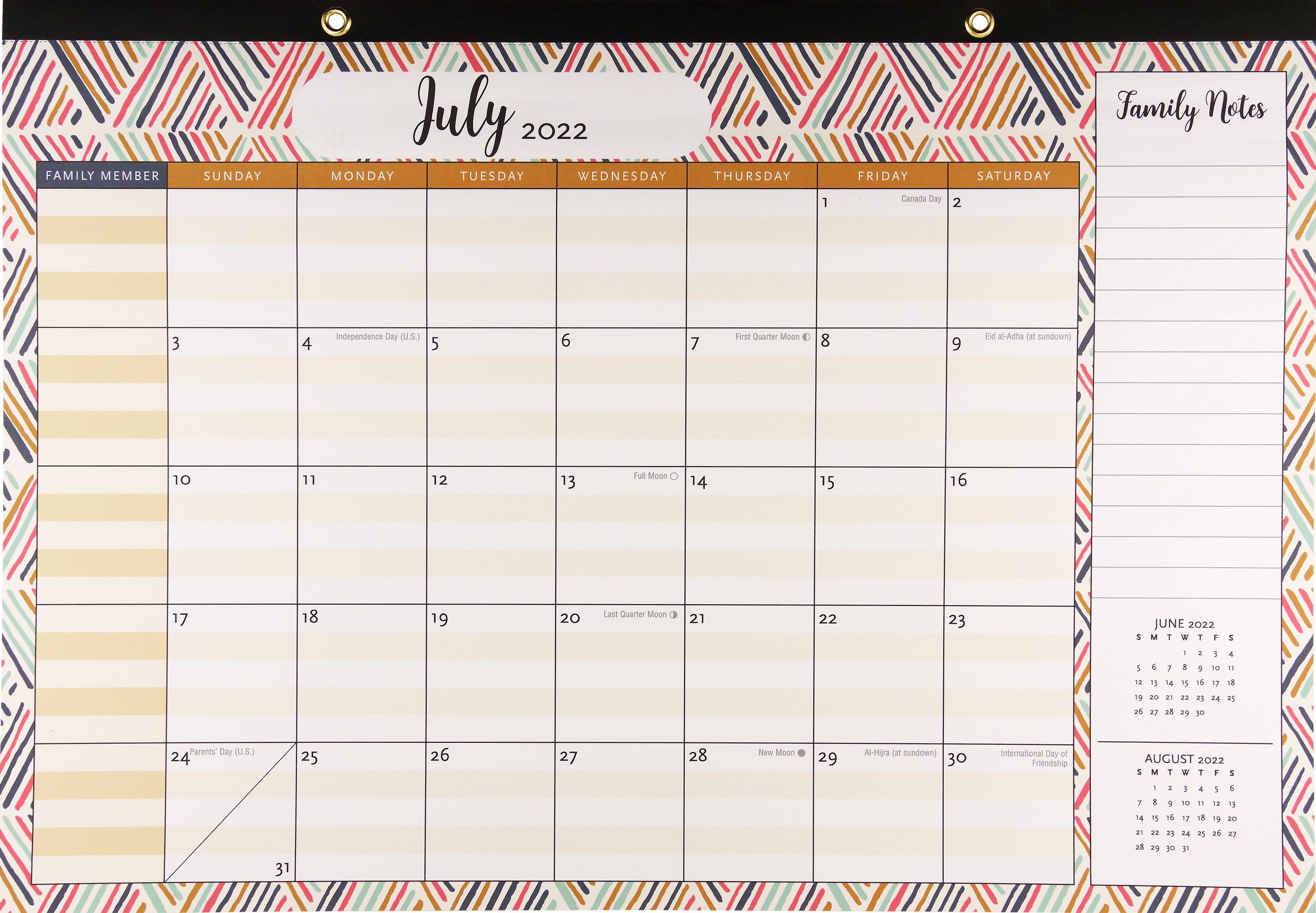 2023 Famiy Desk Planner and Wall Calendar (11'' x 17'') – Peter Pauper Press