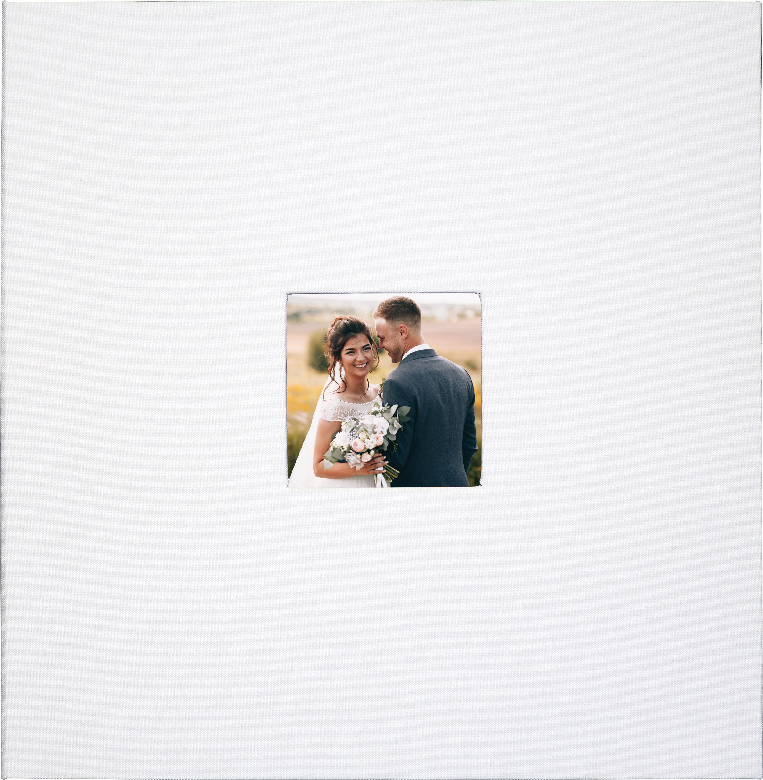 Album à personnaliser blanc Clairefontaine, 200 g/m², Blanc, 27 x 20 cm  62964