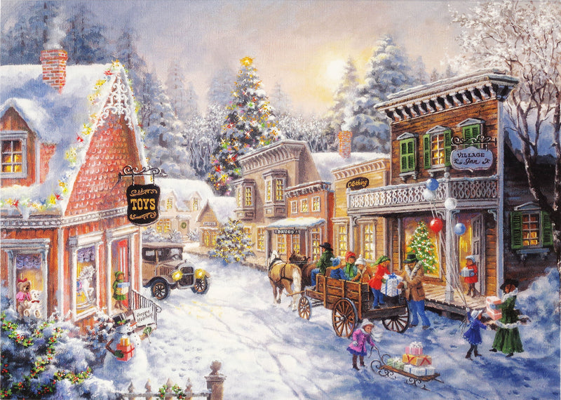 Country Village Deluxe Boxed Holiday Cards