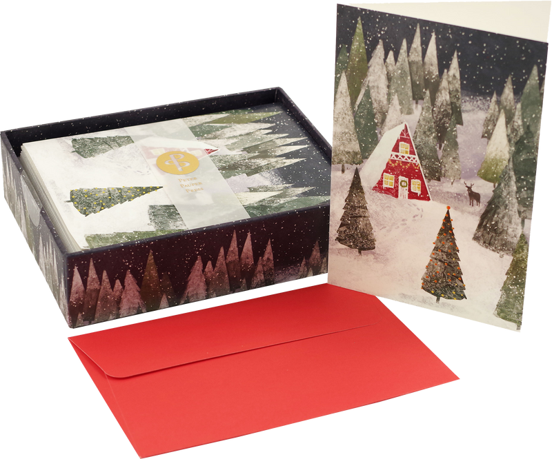 Snowy Evening Small Boxed Holiday Cards