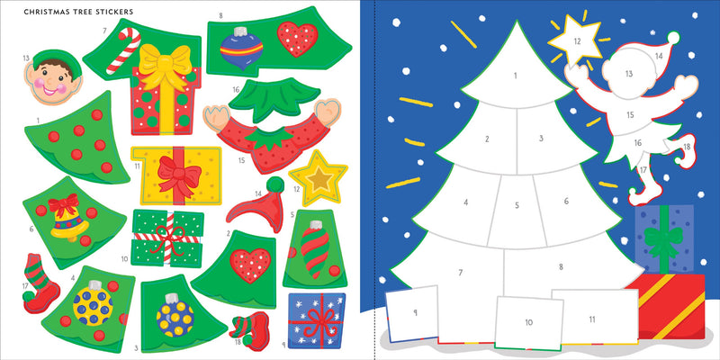 My First Color-by-Sticker Book -- Christmas