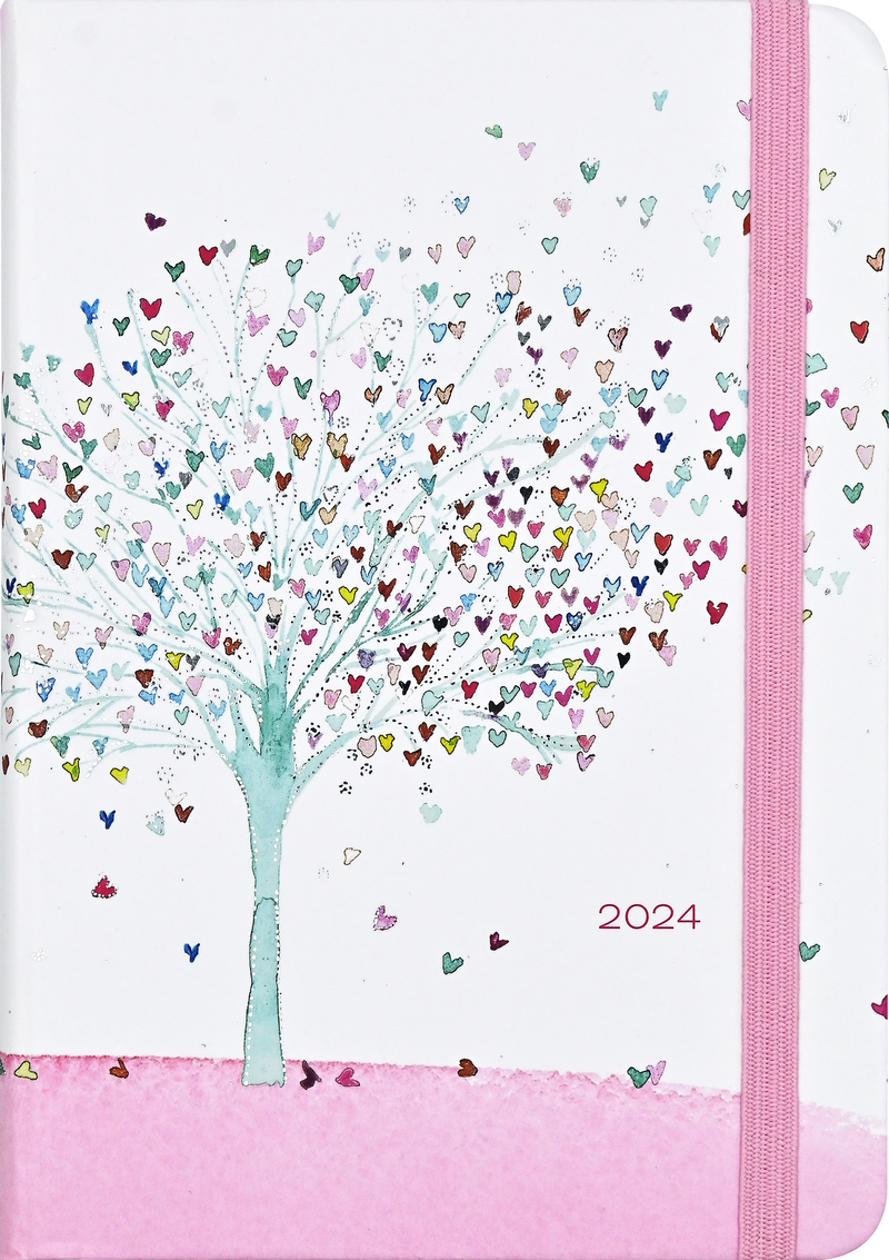 2024 Tree of Hearts Weekly Planner (16 months, Sept 2023 to Dec 2024)