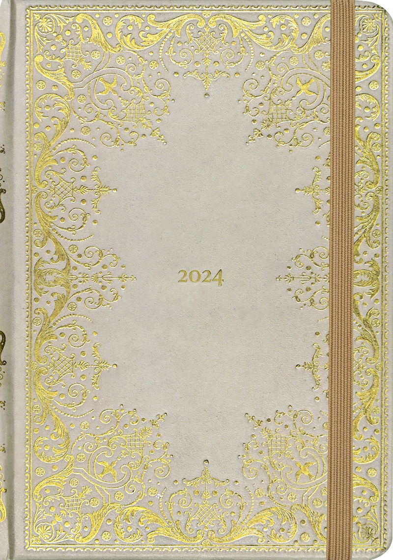 2024 Gilded Ivory Weekly Planner (16 months, Sept 2023 to Dec 2024)