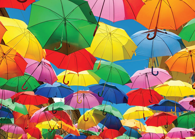 All the Umbrellas 1000 Piece Jigsaw Puzzle