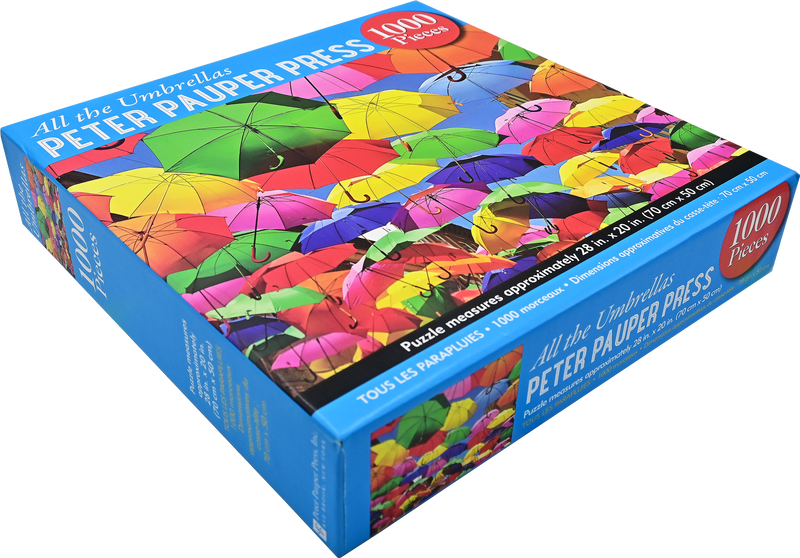 All the Umbrellas 1000 Piece Jigsaw Puzzle