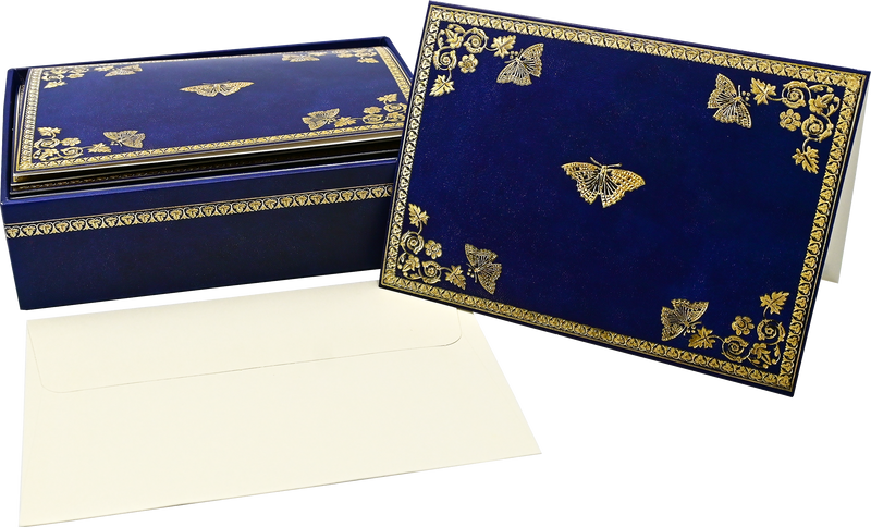 Gilded Butterflies Note Cards