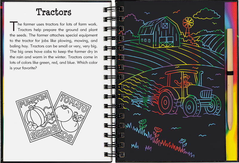Scratch & Sketch On The Farm