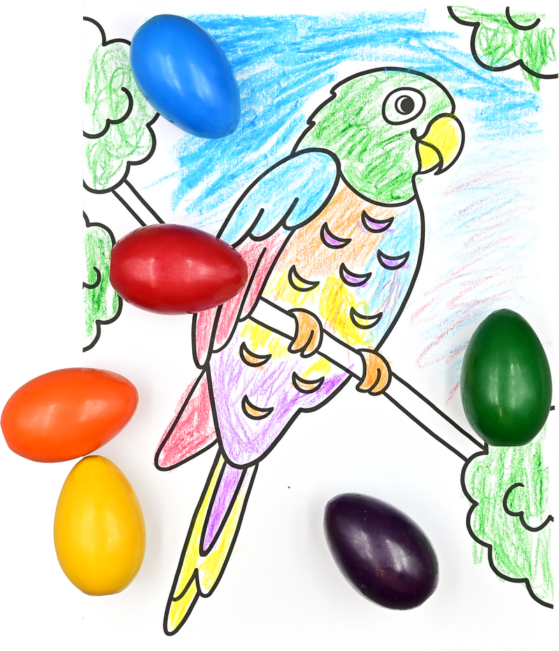 Studio Series Jr. Beeswax Egg-Shaped Crayons