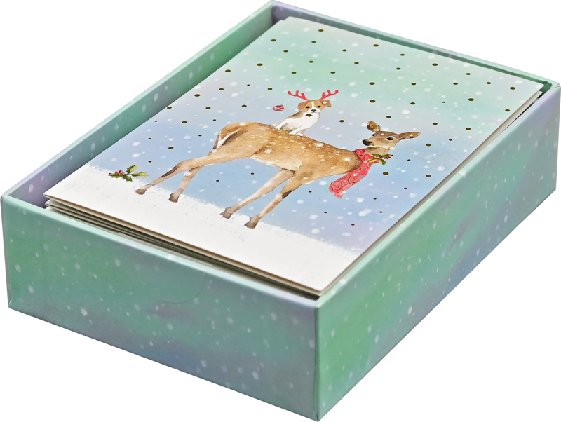 Winter Friends Small Boxed Holiday Cards