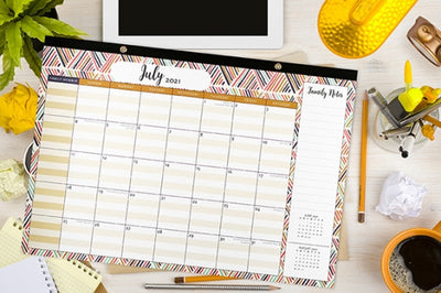 Monthly Desk Pad and Wall Calendars