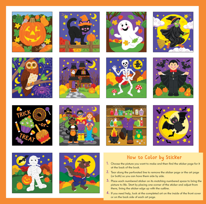 My First Color-By-Sticker Book -- Halloween