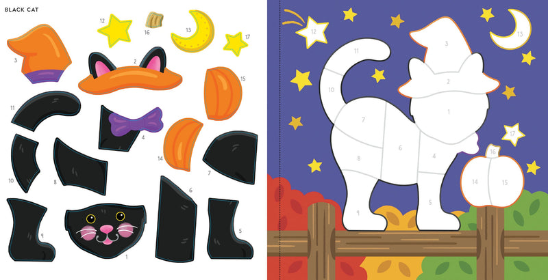 My First Color-By-Sticker Book -- Halloween