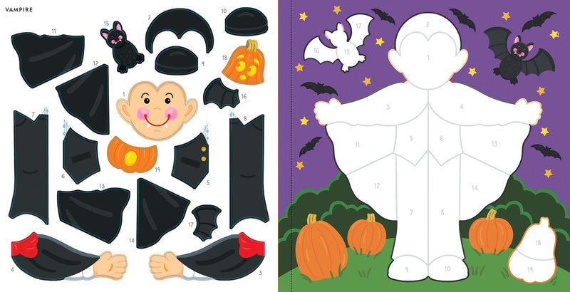 My First Color-By-Sticker Book -- Halloween