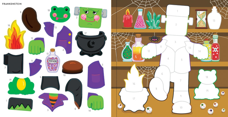My First Color-By-Sticker Book -- Halloween