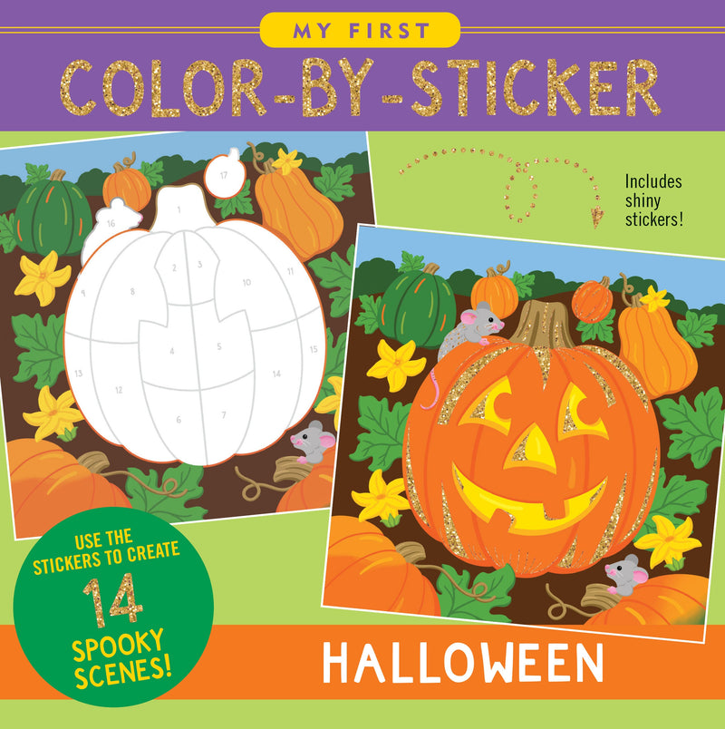 My First Color-By-Sticker Book -- Halloween