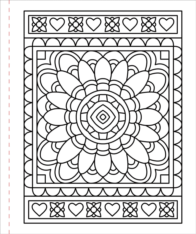 Large Print Coloring Book -  Color Me Calm