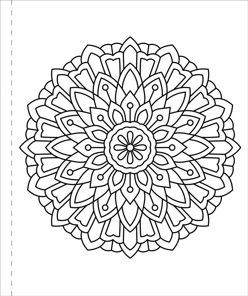 Large Print Coloring Book -  Color Me Calm