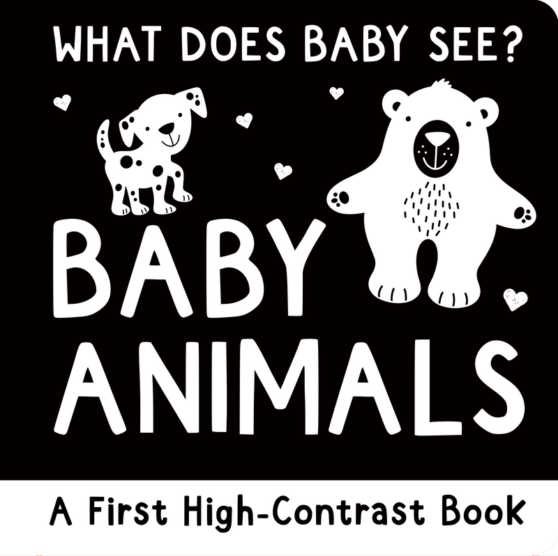 What Does Baby See? - Baby Animals - A High Contrast Board Book