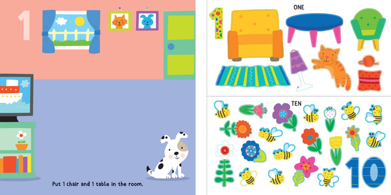 My First Sticker Book -- Numbers