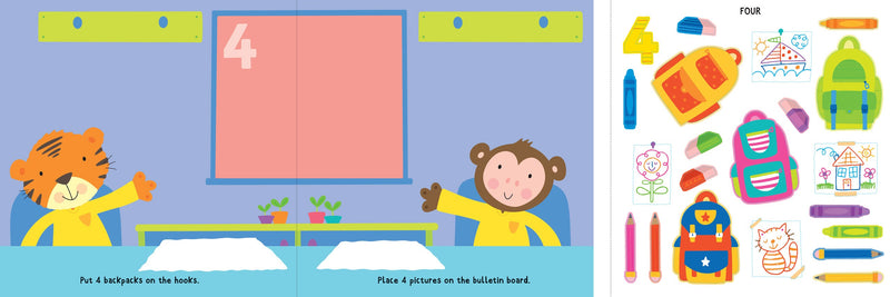 My First Sticker Book -- Numbers