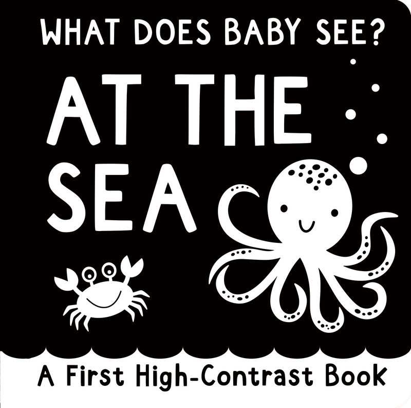 What Does Baby See? - At The Sea - A High Contrast Board Book
