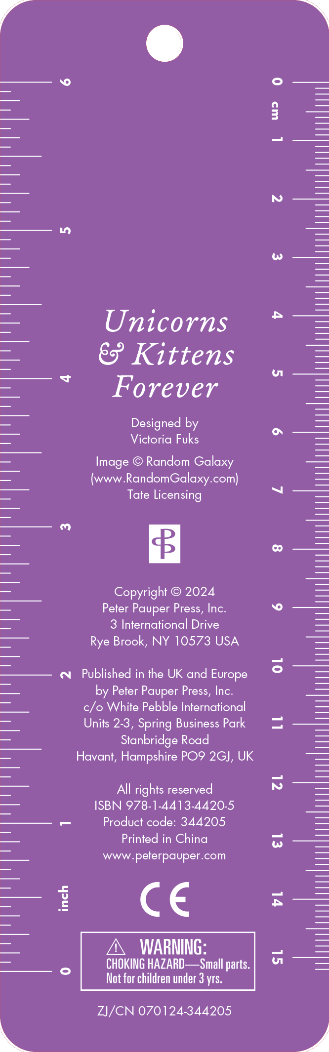 Unicorn & Kittens Forever Beaded Bookmark